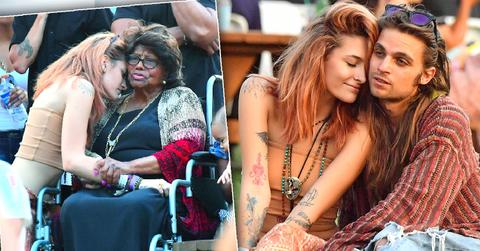 Paris Jackson And Boyfriend And Grandma Katherine At Cancer Fundraiser