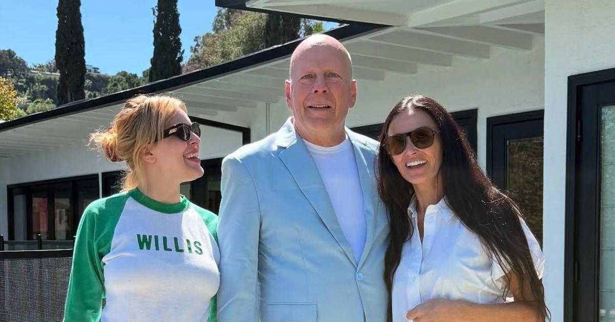 picture of Rumer Willis, Bruce Willis and Demi Moore