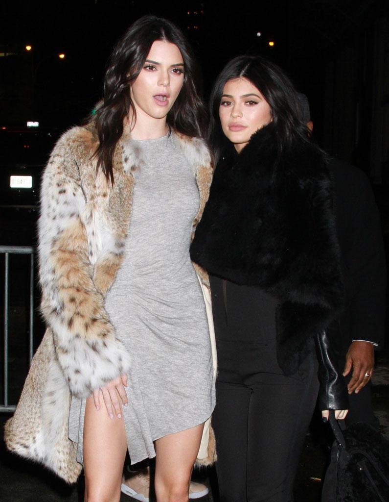 //kendall jenner wardrobe malfunction dress kylie launch spring collection