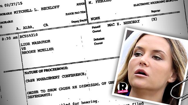 Brooke Mueller Drug Mule Lawsuit