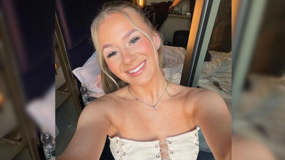 Lucy Harrison and her boyfriend were visiting her father in Texas.