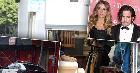 //johnny depp amber heard divorce domestic abuse moving truck pp