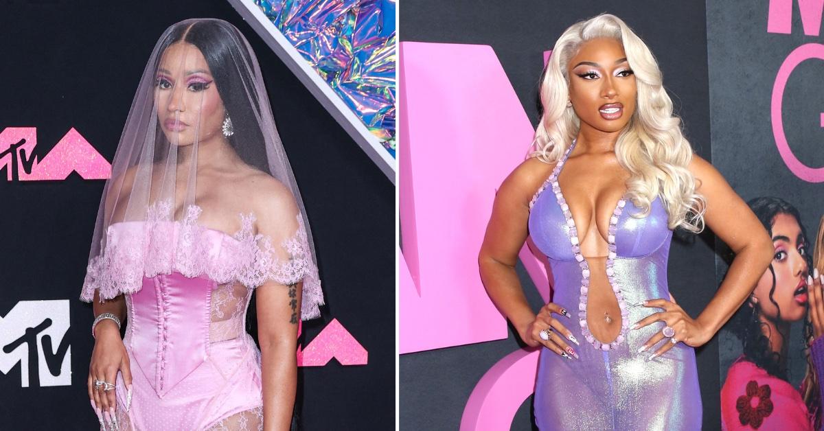 Nicki Minaj pulled a Lil' Kim and hit Fashion Week with one boob out, and  this look is completely killer