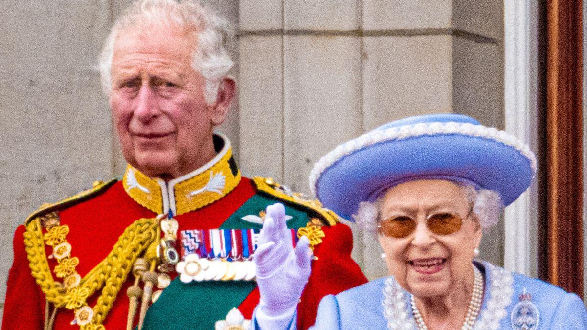 Picture of the Queen and King Charles