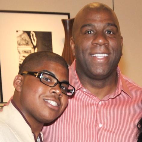 //magic johnson gay son