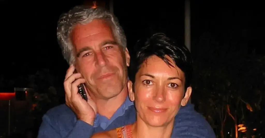 Photo of Ghislaine Maxwell and Jeffrey Epstein