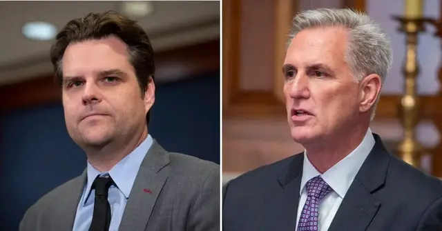 kevin mccarthy matt gaetz