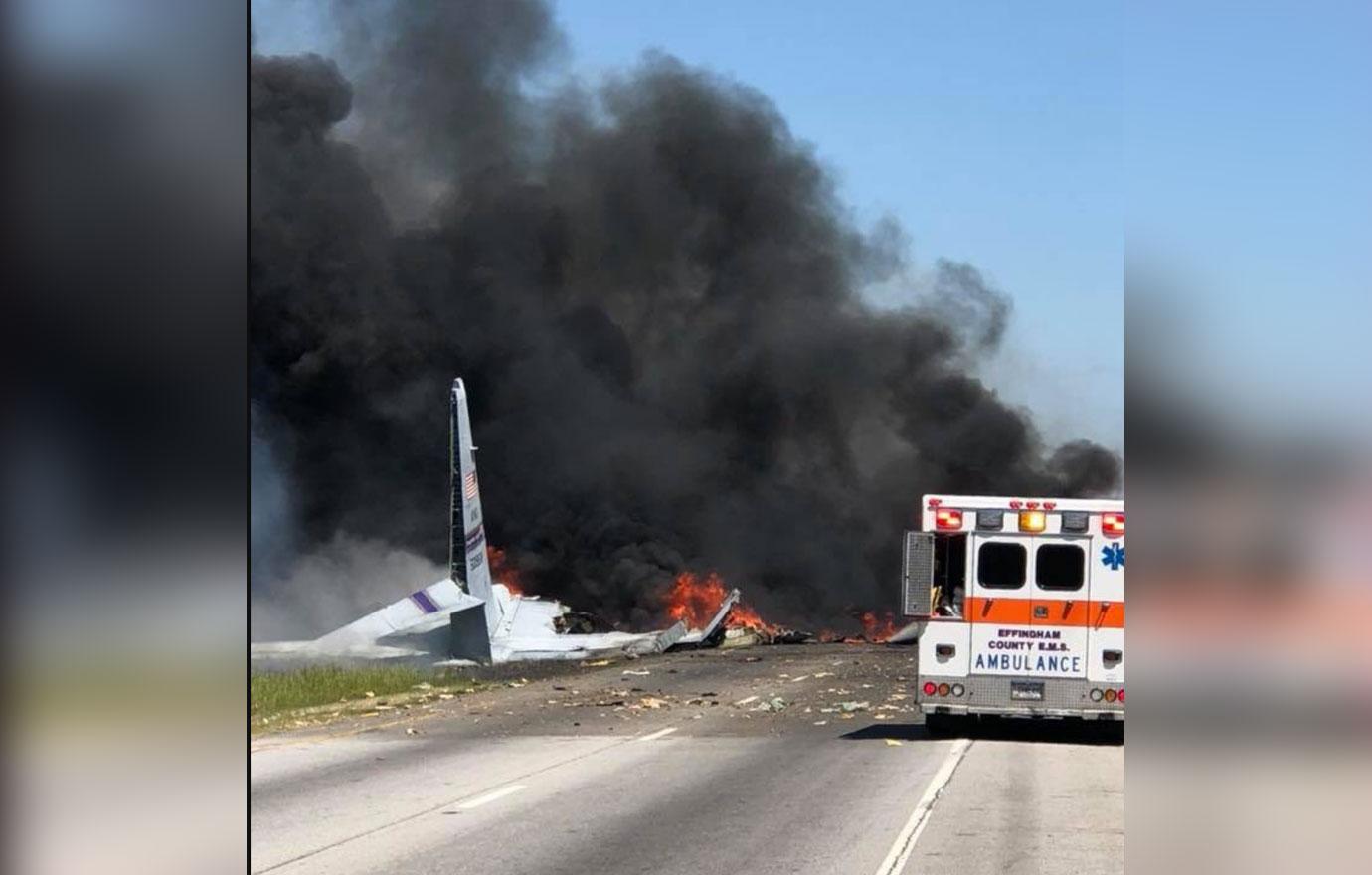 //Plane Crash Military Georgia Five Dead