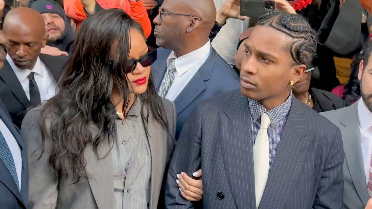 picture of Rihanna and A$AP Rocky