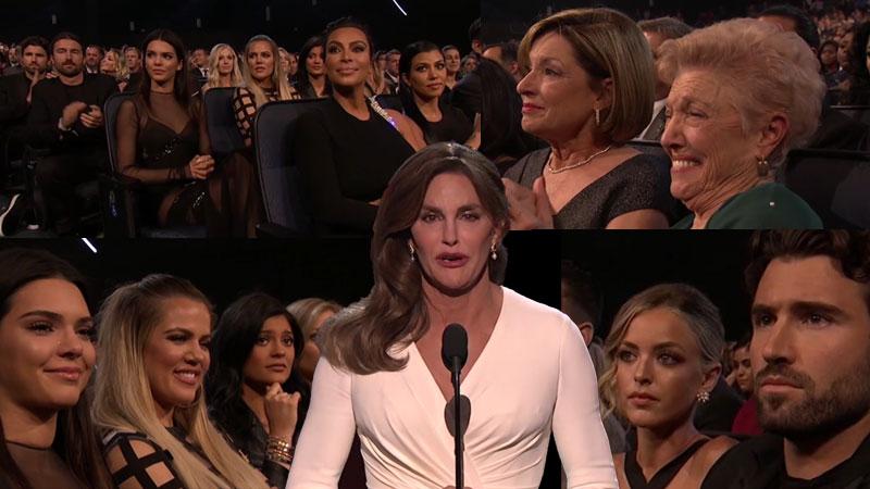 //Caitlyn Jenner ESPY Speech Kylie Kendall Brody Brandon Jenner Kim Khloe Kourtney Kardashian pp