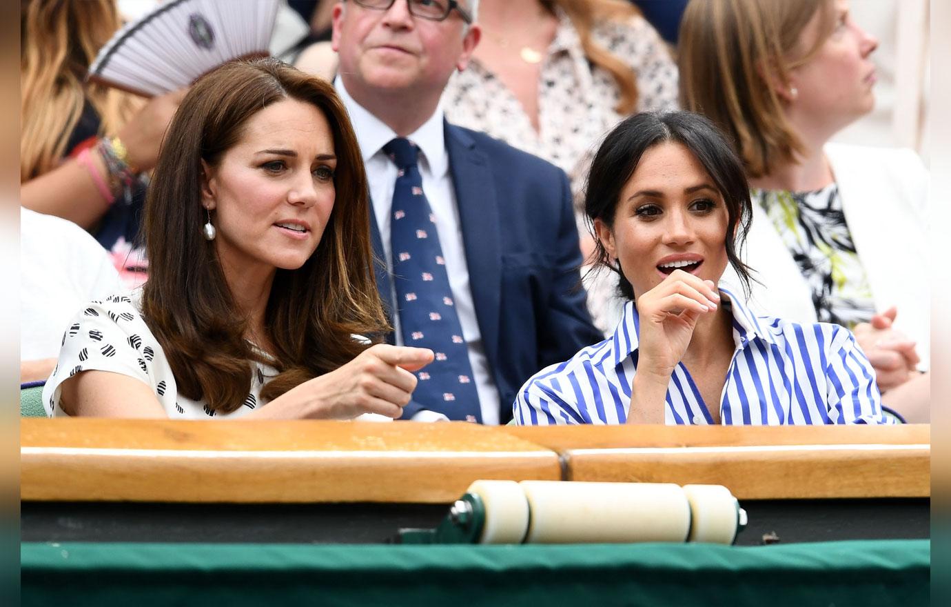 Meghan Markle And Kate Middleton First Solo Appearance Together Wimbledon