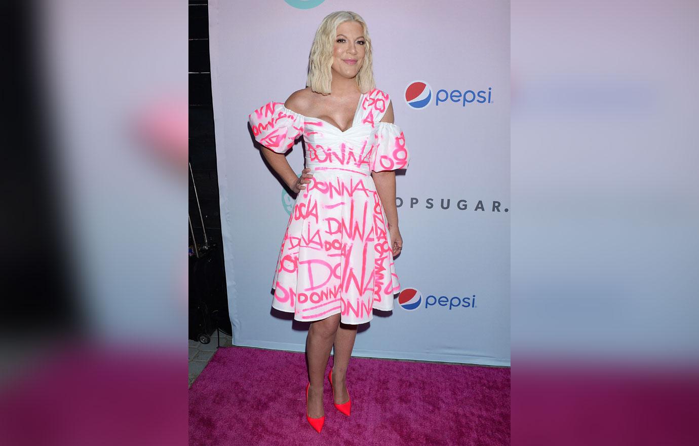 Tori Spelling Hits Red Carpet With Jennie Garth Amid Money Woes