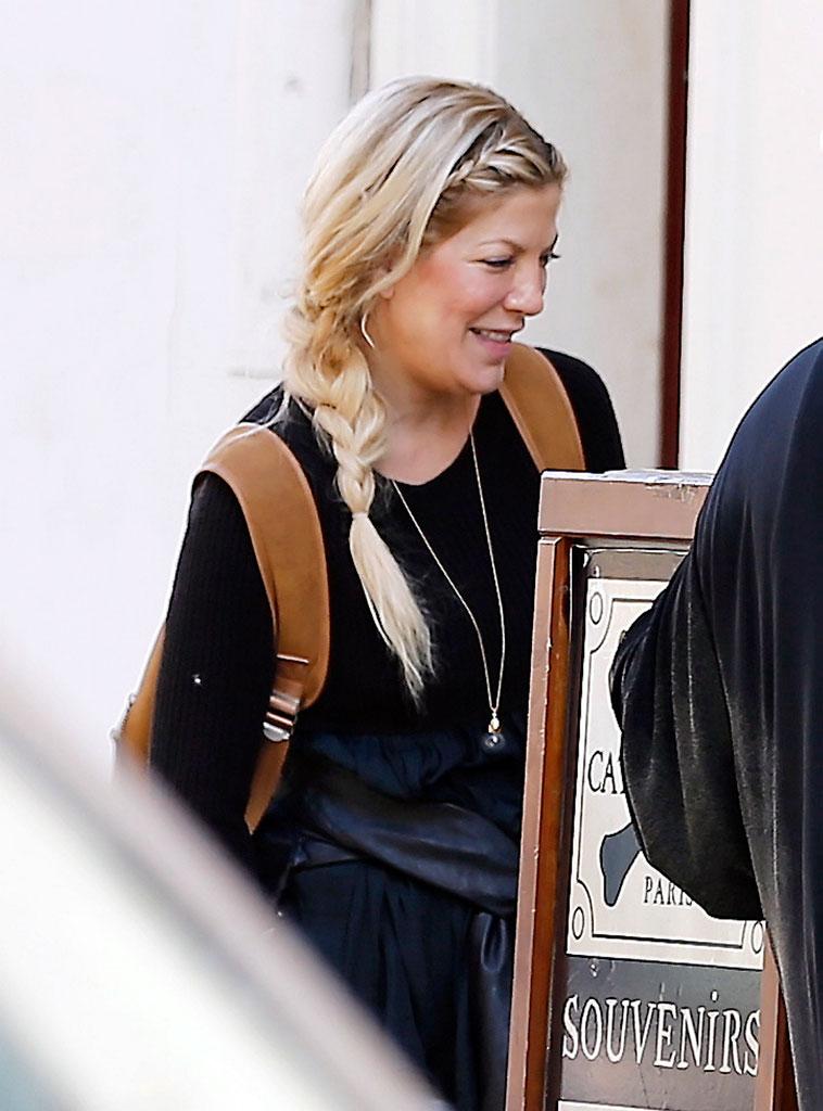 Tori Spelling Stranded Paris After Hospitalization