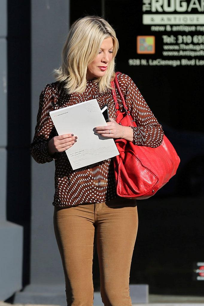 Tori Spelling Broke Dean McDermott Goyard Luggage