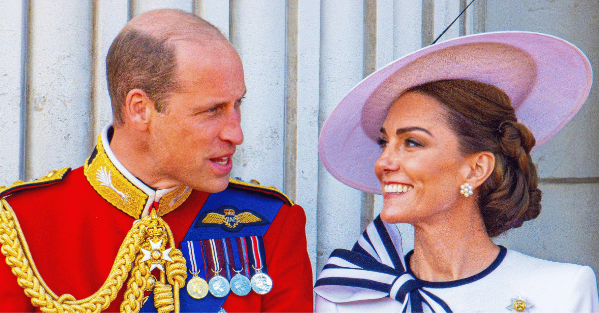 Composite photo of Prince William and Kate Middleton