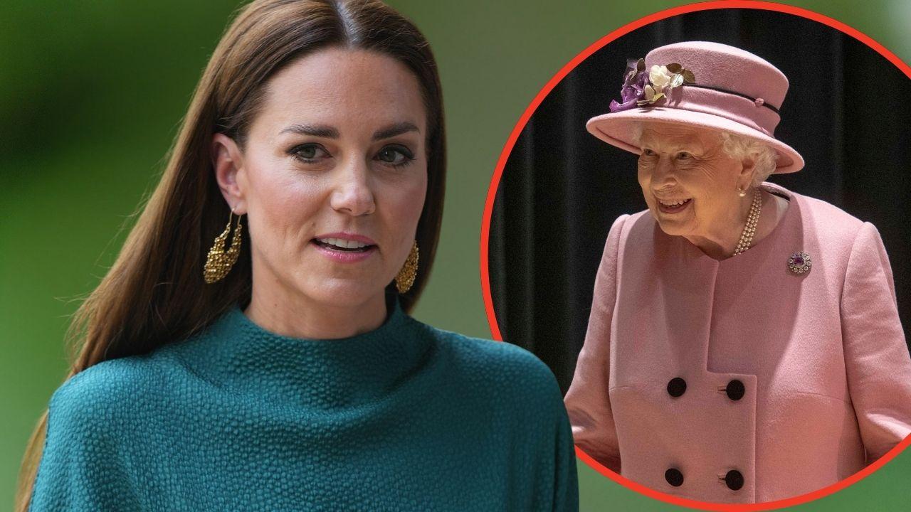Photo of Queen Elizabeth and Princess Kate