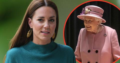 Photo of Queen Elizabeth and Princess Kate