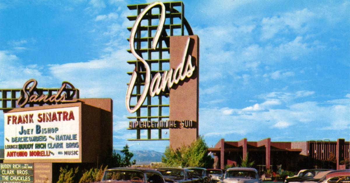 Frank Sinatra often performed at the Sands Hotel in Las Vegas.