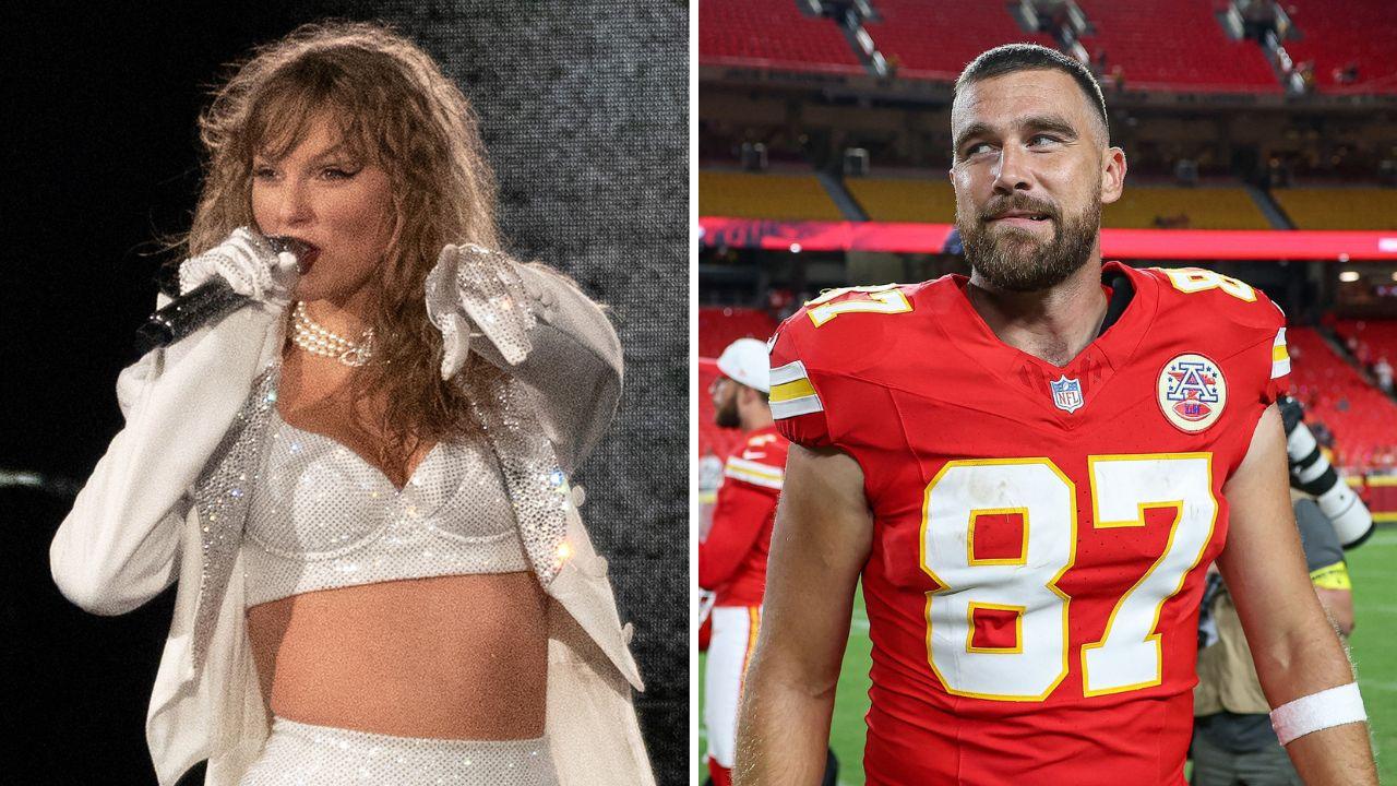 Photo of Taylor Swift and Travis Kelce