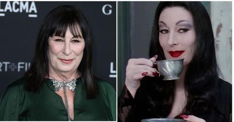 Photo of Angelica Huston and Morticia Addams
