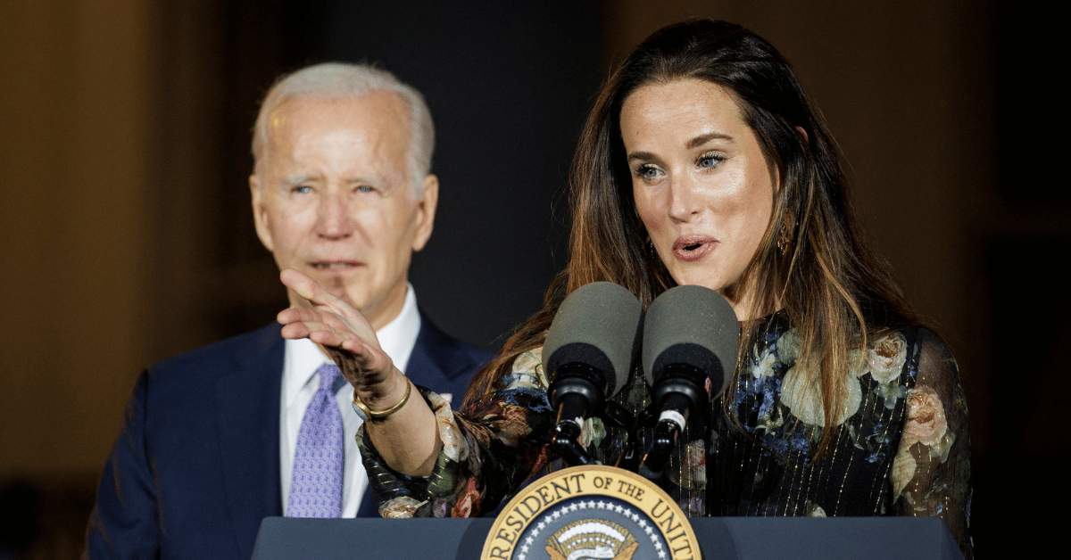 Photo of Joe and Ashley Biden