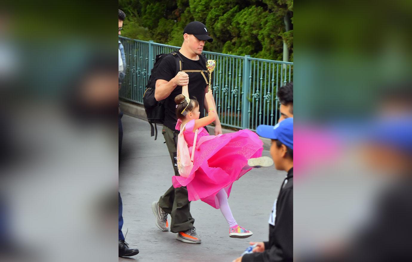 Divorcing Channing Tatum Visits Disneyland With Daughter