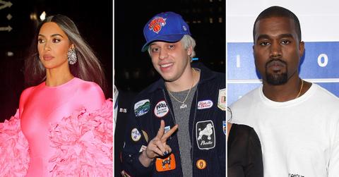 pete davidson smiles happy nyc photos kim kardashian legally single co parenting kanye west pp