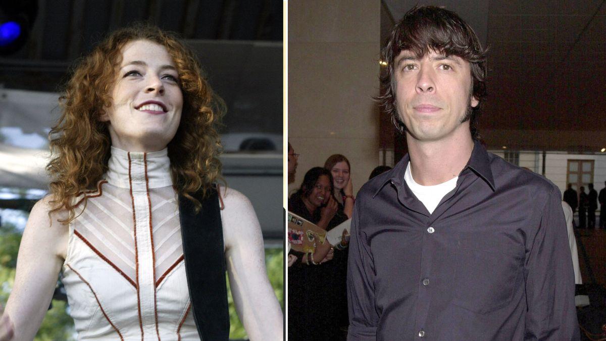 Photo of Melissa Auf der Maur and Dave Grohl