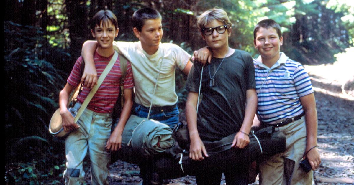 Photo of 	 Wil Wheaton, River Phoenix, Corey Feldman and Jerry O'Connell 