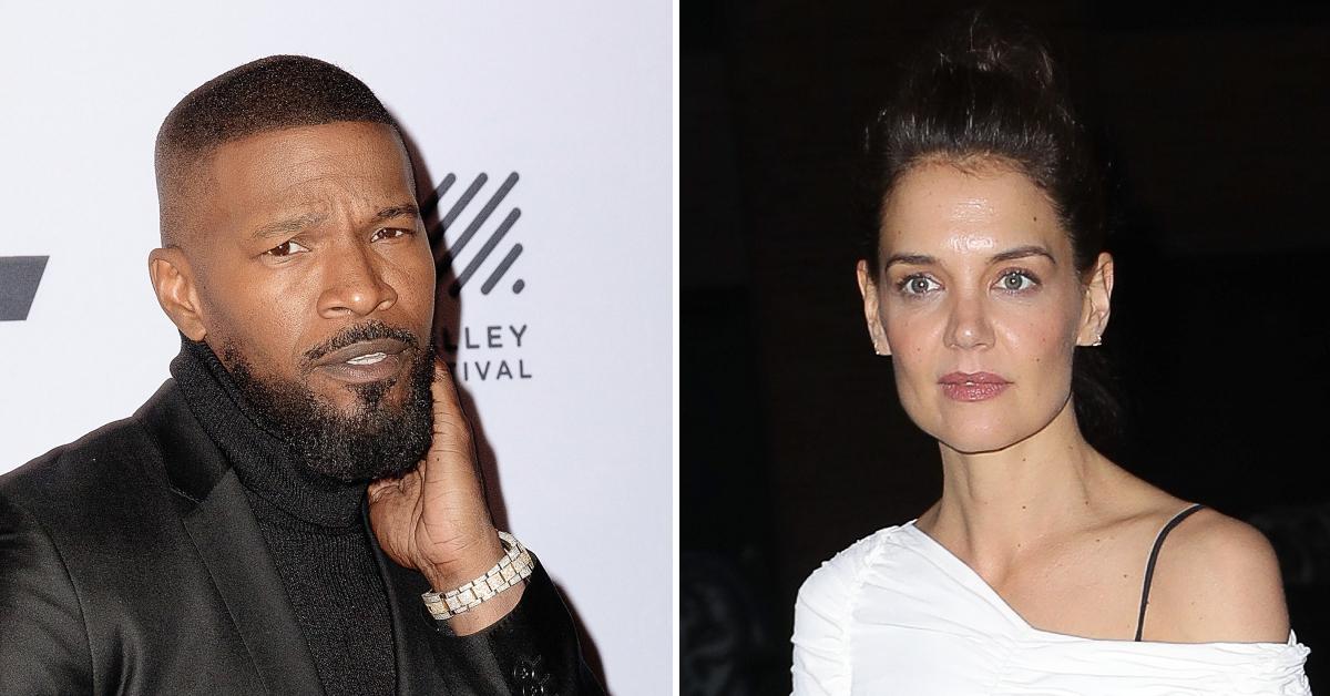 Jamie Fox Holds Hands With Mystery Woman As Ex Katie Holmes Steps Out As Single 