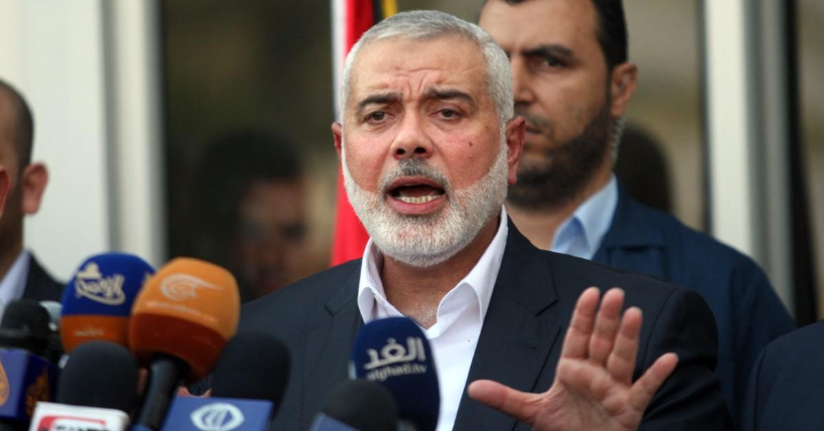 hamas chief ismail haniyeh jpg