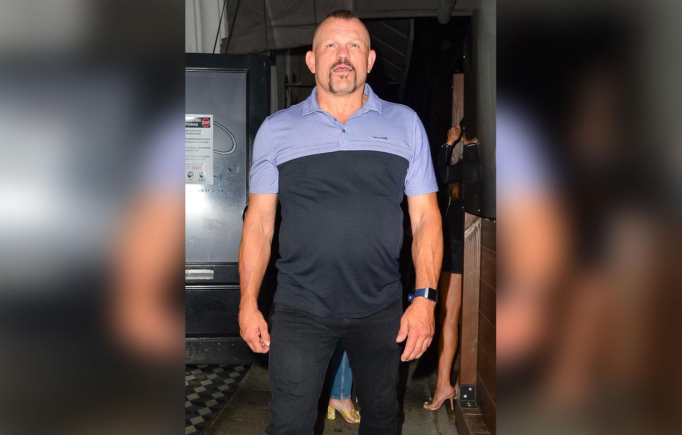 chuck liddell wife heidi cited police fight party no injuries