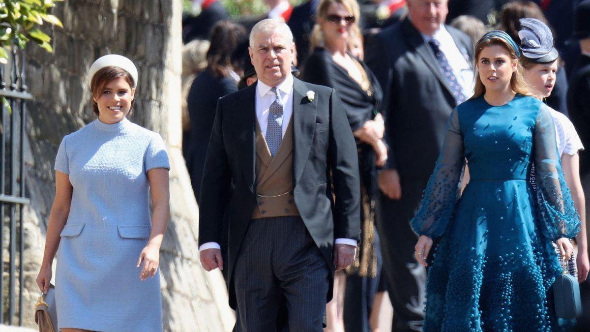 Photo of Andrew Windsor, Princess Beatrice and Princess Eugenie