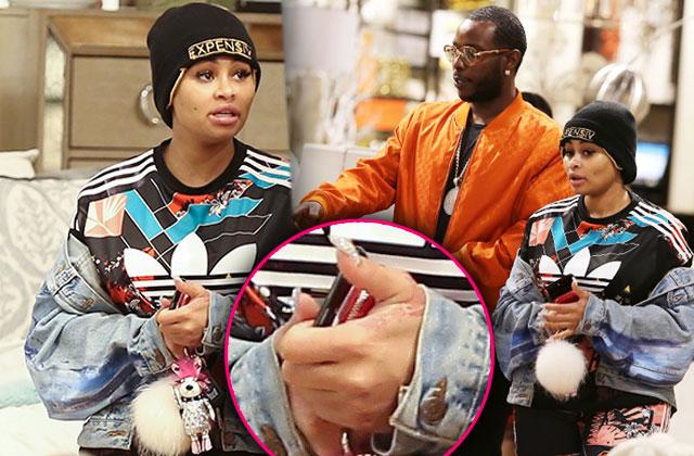 //blac chyna rob kardashian breakup shopping new man pp