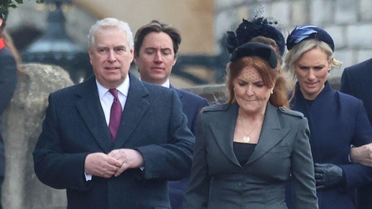 Moving trucks were seen at Royal Lodge as Ferguson prepared to relocate after distancing herself from Andrew Mountbatten-Windsor.