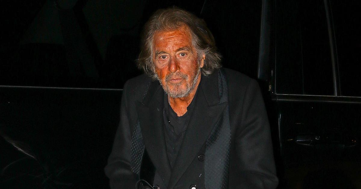 al pacino refuses to talk pregnant girlfriend baby son