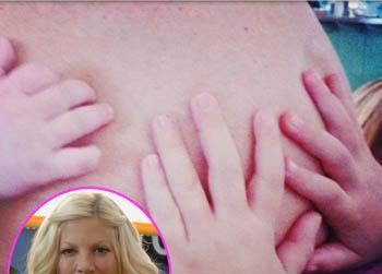 //tori spelling pregnant fourth