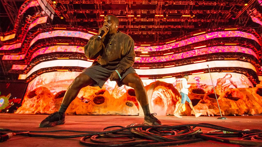 Kanye West Sells $50 Socks At Coachella