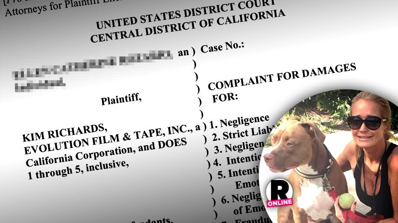 //kim richards dog attack bravo rhobh lawsuit PP