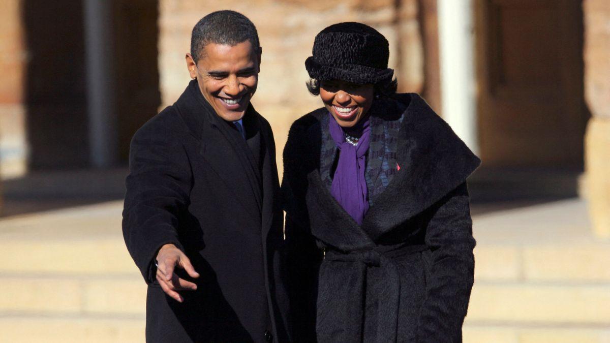 Photo of Barack Obama and Michelle Obama