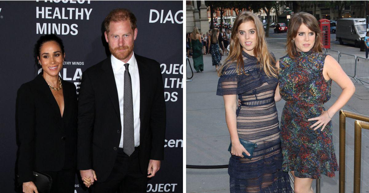 Photo of Meghan Markle, Prince Harry, Princess Eugenie and Beatrice