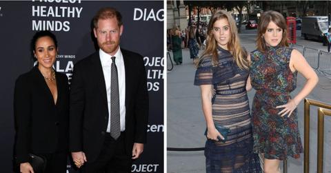 Photo of Meghan Markle, Prince Harry, Princess Eugenie and Beatrice