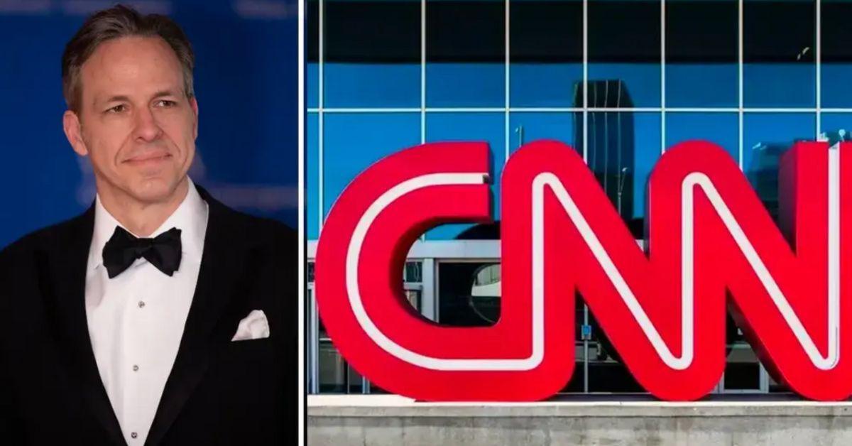 Split photo of Jake Tapper and CNN.