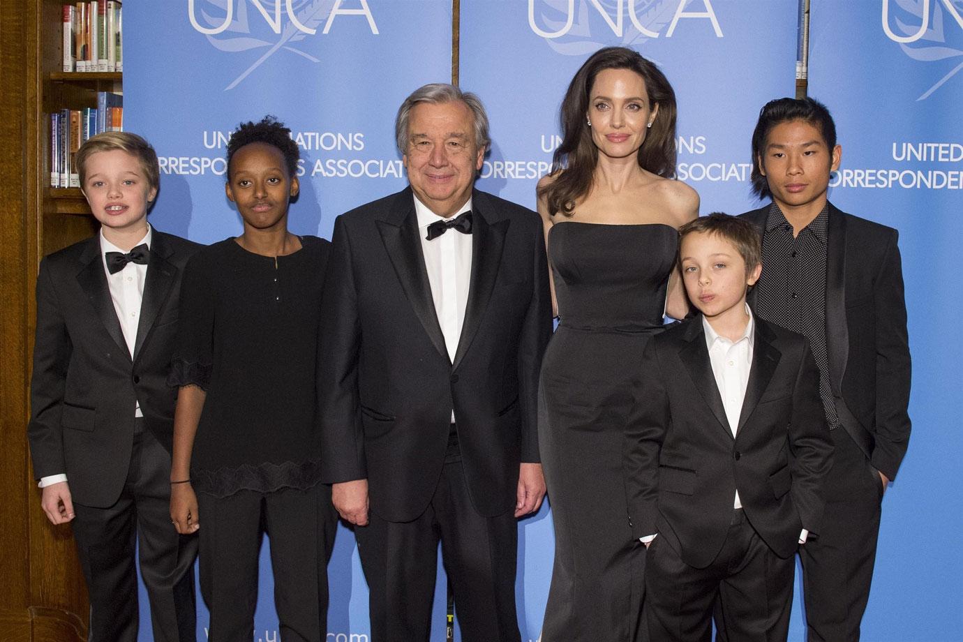 //angelina jolie kids award