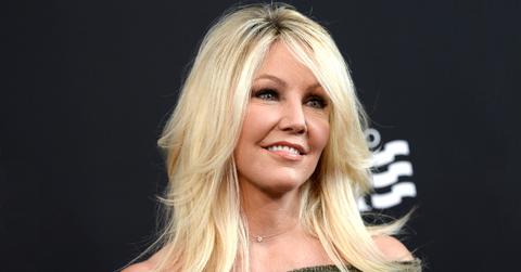 Heather Locklear Closeup Smiling Green Top