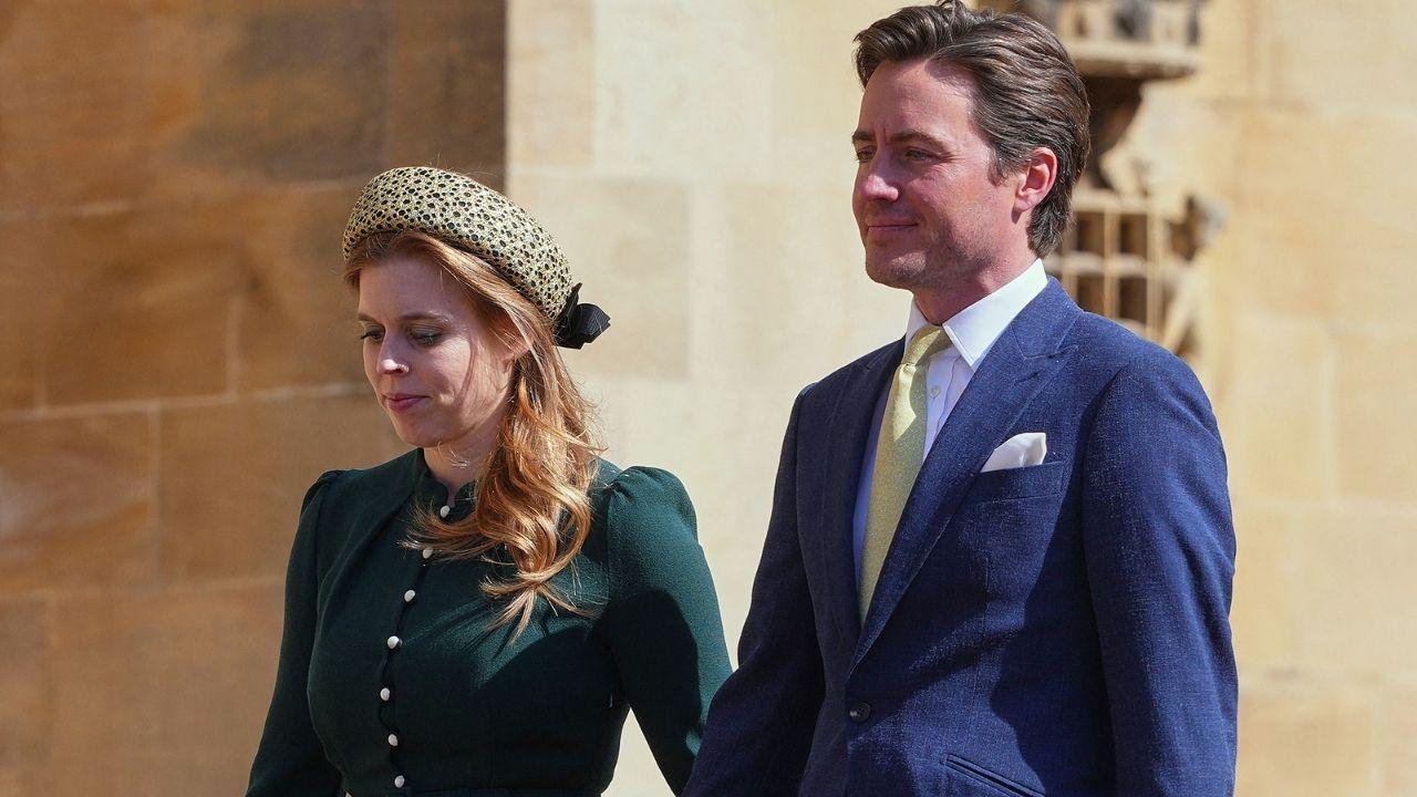 Photo of Edoardo Mapelli Mozzi and Princess Beatrice
