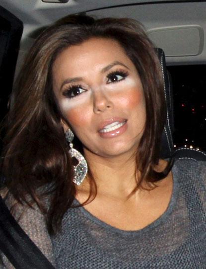 //eva longoria makeup disaster