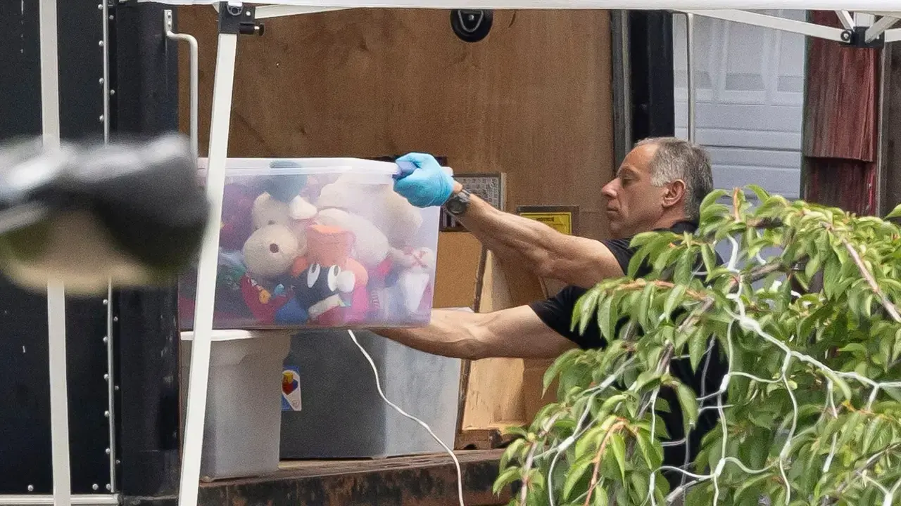 Cops searched items from Heueurmann's home shortly after his arrest.