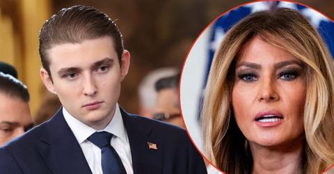 Photo of Barron Trump, Melania Trump