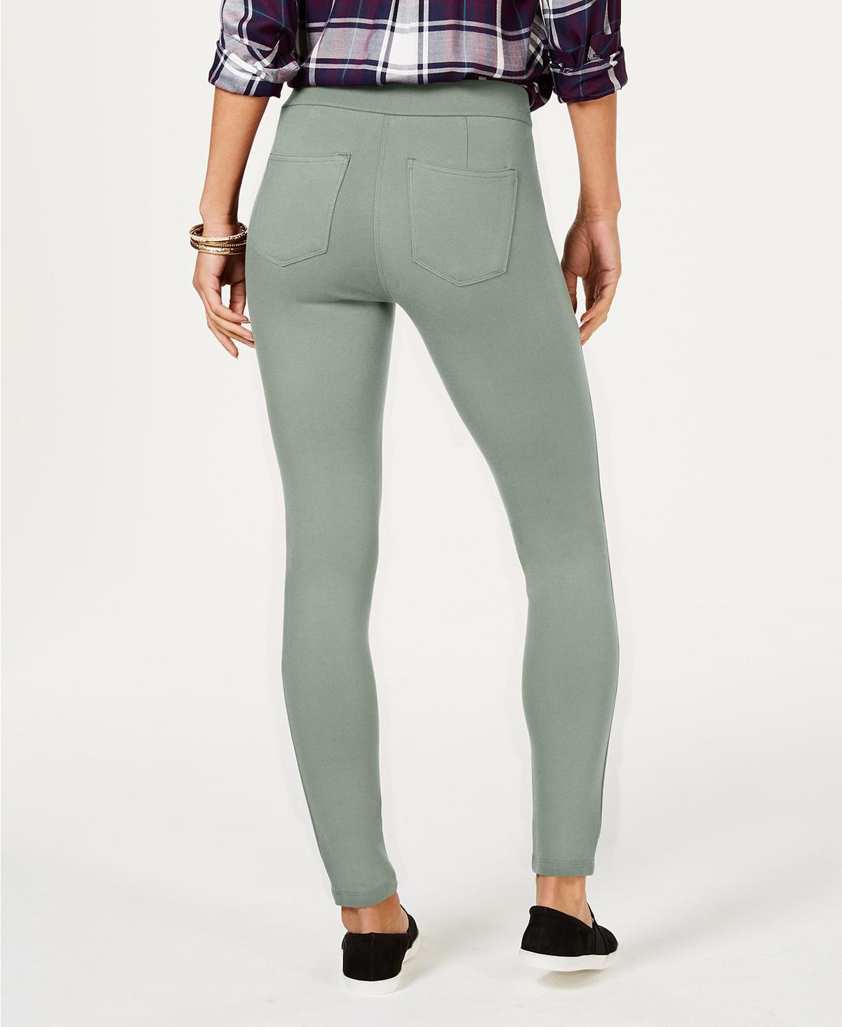 ponte leggings green